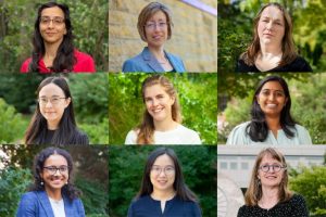 Top row, left-right: Azadeh Davoodi, Susan Hagness, Irena Knezevic. Middle row, left-right: Chu Ma, Line Roald, Bhuvana Krishnaswamy. Bottom row, left-right: Ramya Vinayak, Ying Wang, Amy Wendt.